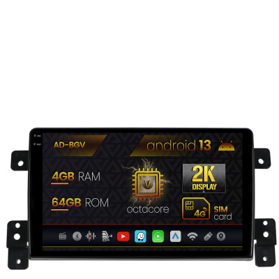 Navigatie Suzuki Grand Vitara (2005-2015), Android 13, V-Octacore 4GB RAM + 64GB ROM, 9.5 Inch - AD-BGV9004+AD-BGRKIT314 foto