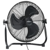 Ventilator de podea, 3 viteze, negru, 40 cm, 40 W