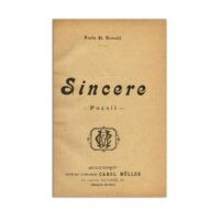 Radu D. Rosetti, Sincere. Poezii foto
