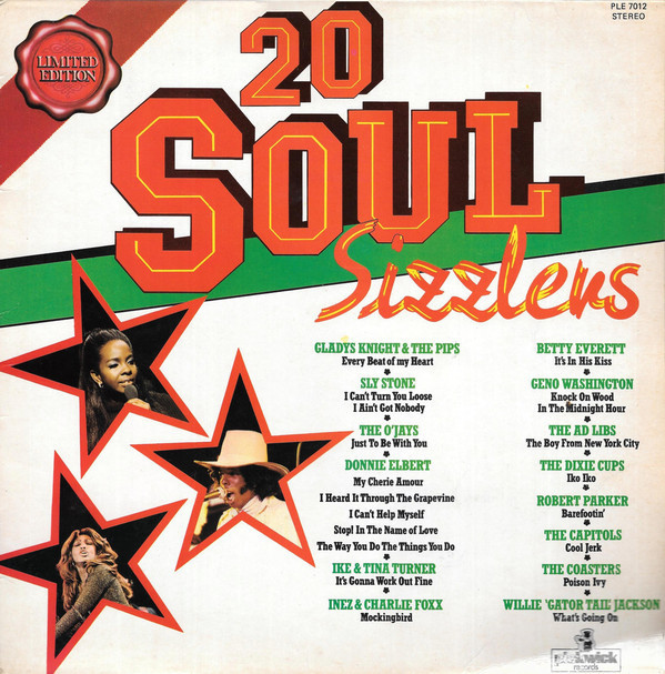 Vinil Various &lrm;&ndash; 20 Soul Sizzlers (VG+)