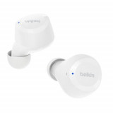 Casti True Wireless Belkin SoundForm Bolt, Bluetooth, Microfon (Alb)