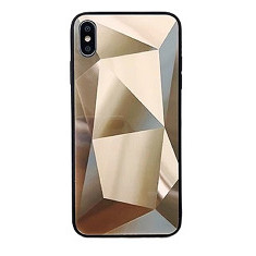 Huse telefon cu textura diamant Iphone Xr , Auriu