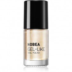 NOBEA Metal Gel-like Nail Polish lac de unghii cu efect de gel culoare frosting #N16 6 ml