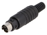Mufă DIN Mini Tată 6 Pin Lipire Pe Cablu