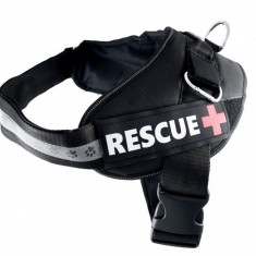 Ham pentru câini Rescue XXL 80 - 110 cm, negru