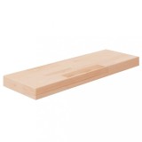 Polita Stejar Masiv 60x20x4 cm Netratat Lemn Natur Raft Depozitare Inlocuire Ideal
