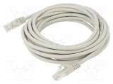 Cabluri Patch U/UTP 6 litat Cu PVC gri 5m 26AWG - GEMBIRD