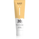 Naif Sun Mineral Sunscreen SPF 30 crema pentru protectie solara SPF 30 rezistent la apă 100 ml