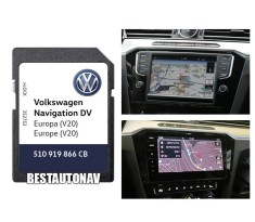 Card navigatie Volkswagen Discover PRO Europa 2025 compatibil Volkswagen Arteon Passat B8 Golf 7 Tiguan II