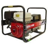 AGT 8203 HSB - Generator de uz general - kW Honda GX 390 13 CP 6.1 l pornire mecanica trifazat