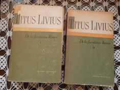 TITIUS LIVIUS-DE LAFUNDAREA ROMEI-VOL1SI2 foto