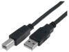 Cablu USB 2.0 A-B 3m Negru, VCOM