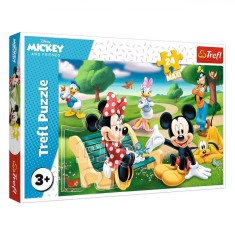 Puzzle Copii, Trefl, Mickey &amp; Minnie Prieteni, 24 Piese, Multicolor
