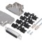 Conector D-Sub 25-Pin Mamă 45&deg;