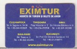 bnk card Cartela telefonica 2005 - Eximtur - RO-ROM-0280