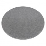 ETON PLUS cerc covor gri deschis, monocolor, uniformă, uni, cerc 150 cm