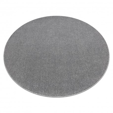 ETON PLUS cerc covor gri deschis, monocolor, uniformă, uni, cerc 200 cm
