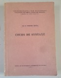 Teodora Cristea - Cours de syntaxe