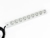Bachmann IT PDU 9 Prize Schuko, 1U, Rack 19 inch, Gri RAL 7035, Cablu 2m