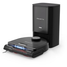 Robot de aspirare Rowenta X-Plorer Serie 240+ RR9695WH, aspirator si mop, autonomie 120 min, recipient praf 0.35L, statie de incarcare si golire praf,