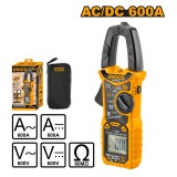 Aparat de masura multimetru / clampmetru tip cleste 600 a - Ingco DCM6005