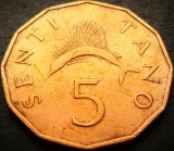 Cumpara ieftin Moneda exotica 5 SENTI TANO - TANZANIA, anul 1966 * cod 3501, Africa