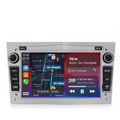 Navigatie Dedicata Opel, 7Inch, 2Gb Ram, 32Gb stocare, Carplay, Argintiu