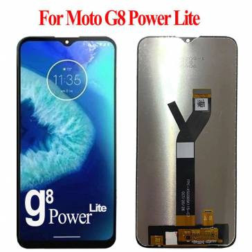 Display cu touchscreen Motorola Moto G8 Power Lite Negru Original foto