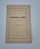 Carte veche Politica 1926 Mihail Manoilescu O Marturisire de credinta