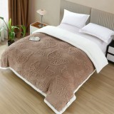 Patura cu Fermoar 200x230cm Poliester Fleece Microfibra Uni diverse culori (crem, roz, negru, alb, gri, albastru, rosu)