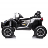 Buggy UTV electric copii 4 x 4 A036 doua locuri alb, Diverse