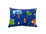 Perna pentru copii SomnArt Dinozauri 50x70 cm, din bumbac