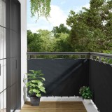 vidaXL Prelată pentru balcon din țesătură oxford, 90x600cm, antracit 42327