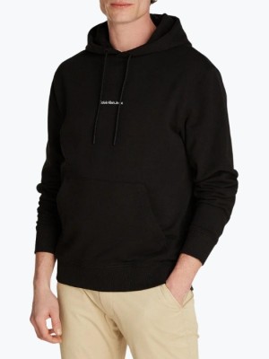 Hanorac barbati Grid Monogram J30J325639, croiala Regular Fit, Negru, L foto