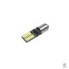 Bec LED Auto BAX9S T4W H6W T11 Canbus 24 SMD, Alb Rece 6000K, 12V, 6W, 360 Lumeni