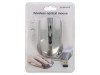 Mouse optic wireless Gembird, USB A, 4 butoane, Negru/Gri, Raza 10m, Buton DPI