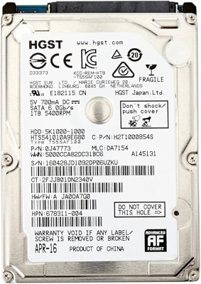 hdd Hard Disk Hitachi Travelstar 5K1000 2.5 1TB 1 un terra SATA3 HTS541010A9E680 foto