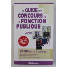 LE GUIDE DES CONCOURS DE LA FONCTION PUBLIQUE - 2018 - 2019