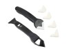 Set Spatule Indepartare Silicon Geko G33150, Cauciuc, Negru, Universal
