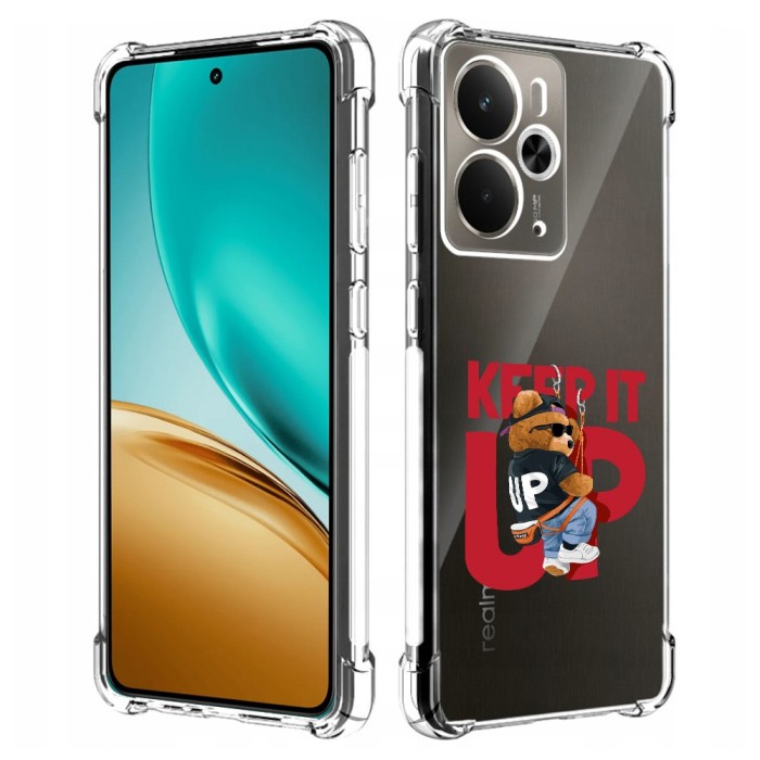 Husa antisoc pentru realme 14 / realme 14t - airbag tpu, col&Egrave;uri ranforsate - keep it up