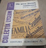 Carte 1112 COLECTIA LYCEUM PRESA LITERARA 1918-1944