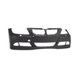 Bara fata BMW Seria 3 (E90/E91), 11.2004-08.2008, cu gauri spalator si senzori parcare; grunduit, de vopsit,