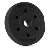 Disc greutate haltera, 1,25 kg, umplutura bitumica, invelist PP, 29 mm, negru Household NewTrend