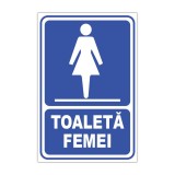 Indicator Toaletă Femei | Autocolant sau PVC