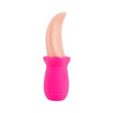 Limba cu Vibratii, Teazers, Realistic Tongue Vibrator - Roz