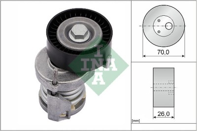 INA 534 0123 20 Intinzator curea, curea distributie foto