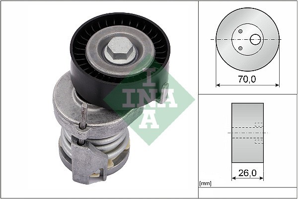 INA 534 0123 20 Intinzator curea, curea distributie