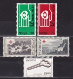 NORVEGIA LOT SERII MNH, Nestampilat