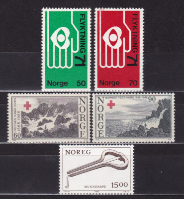 NORVEGIA LOT SERII MNH foto