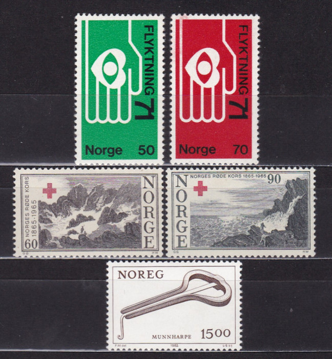 NORVEGIA LOT SERII MNH